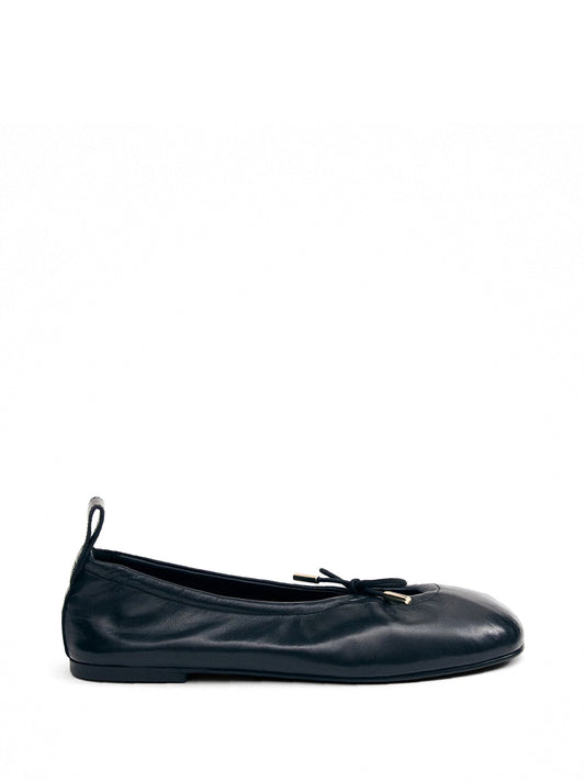 ALOHAS-ROSALIND BALLET FLATS-S100303.04 BLACK LEATHER