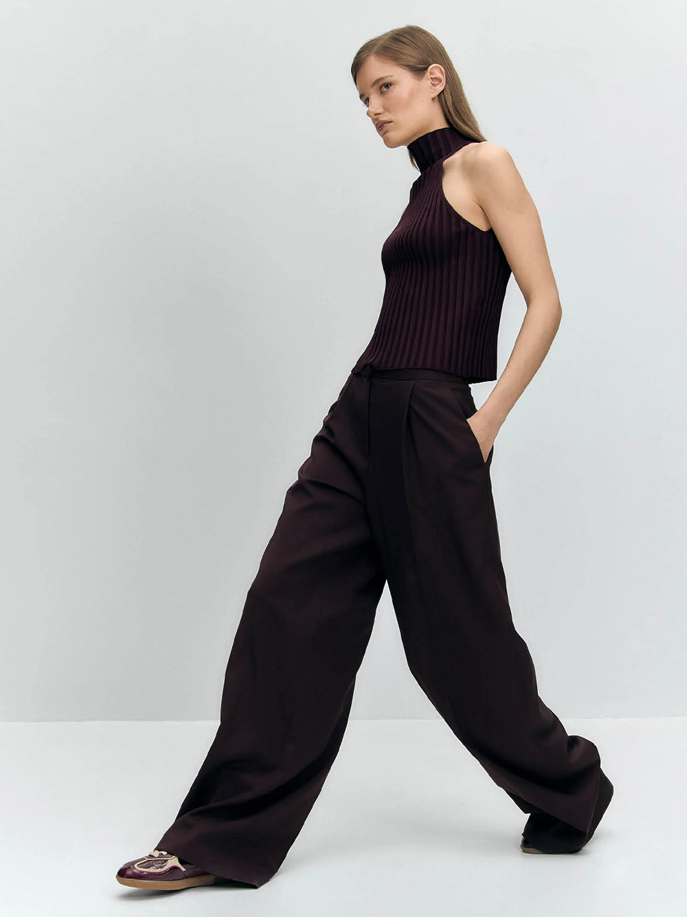 ALOHAS-TB.490 CLUB ONYX-S100829.05 DEEP BURGUNDY