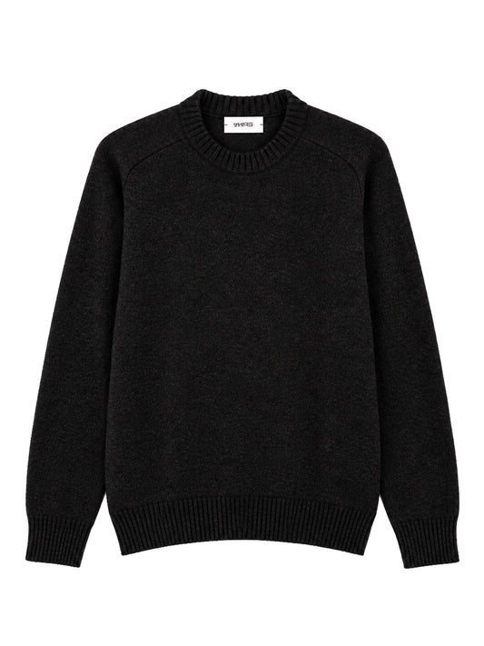 ANIPS-CASH SILK ROUNDNECK-F26K33 BLACK