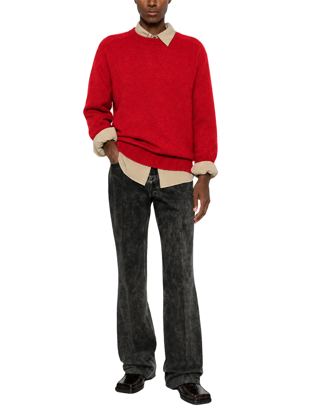 ANIPS-CASH SILK ROUNDNECK-F26K33 RED