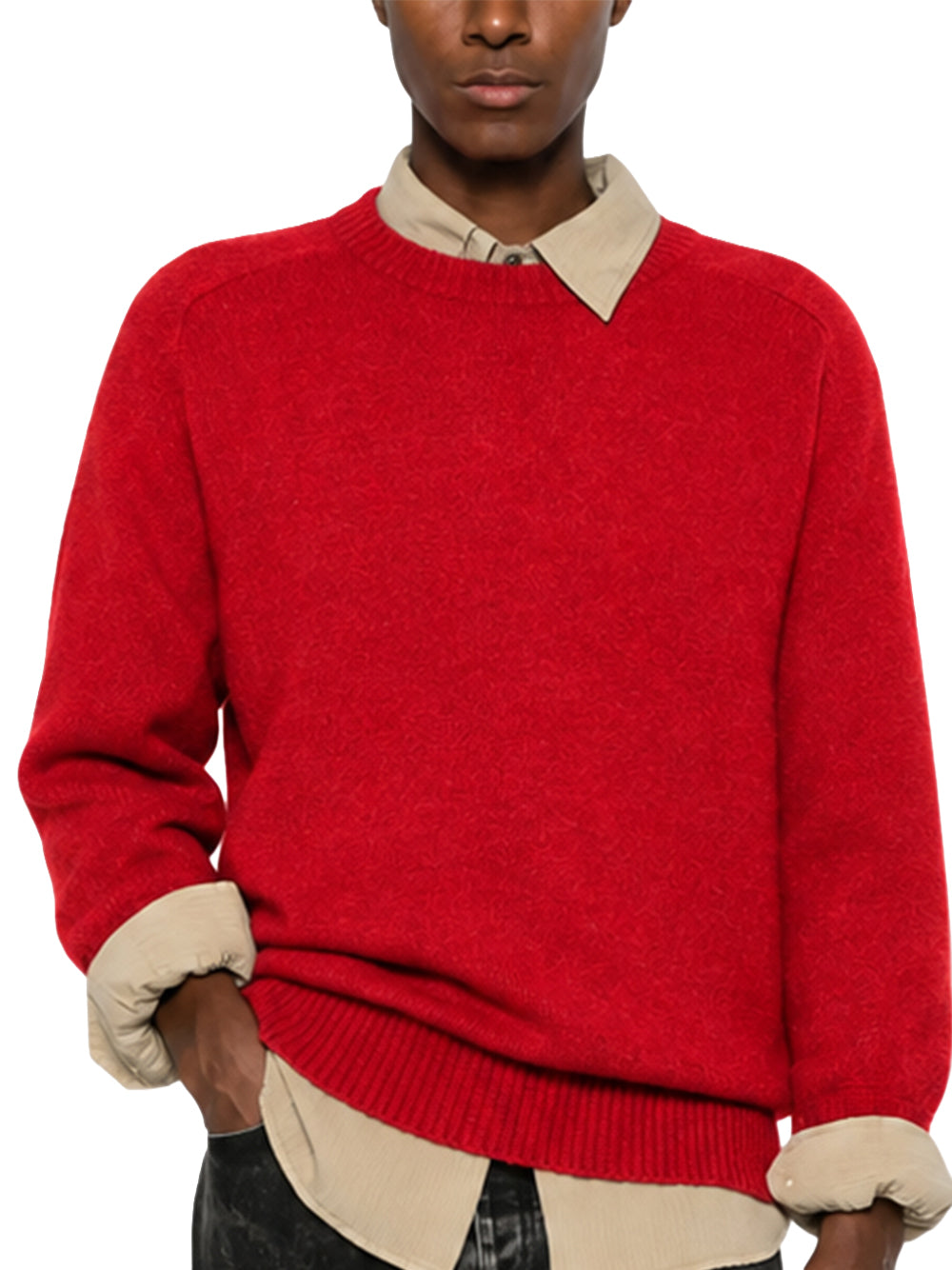 ANIPS-CASH SILK ROUNDNECK-F26K33 RED