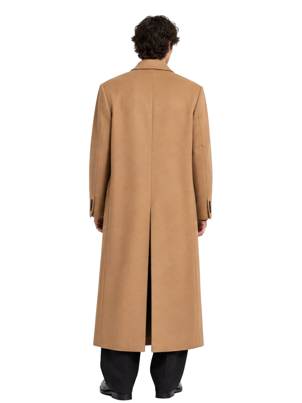 ANIPS-LONG COAT-F26016 CAMEL