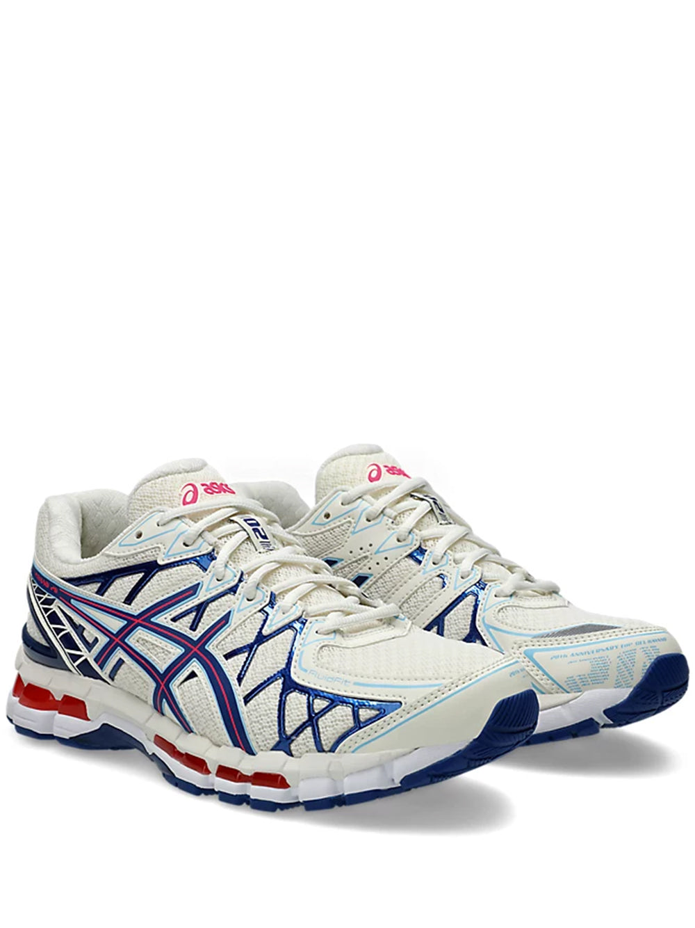 ASICS-GEL-KAYANO 20-1203A388 101 CREAM/DEEP MARINE