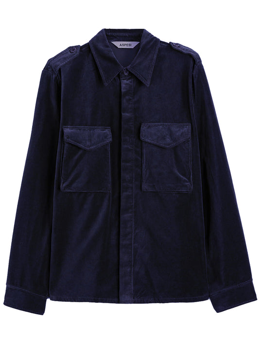 ASPESI-CAMICIA FIELD SHIRT-W5.A.CE10.V548 85098 NAVY