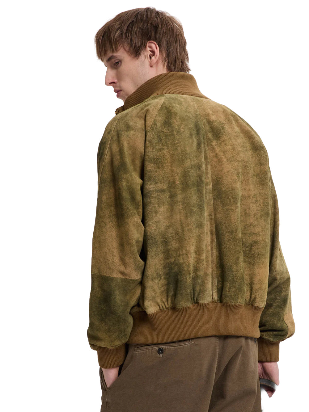 ANTIQUE SUEDE TRACK JACKET