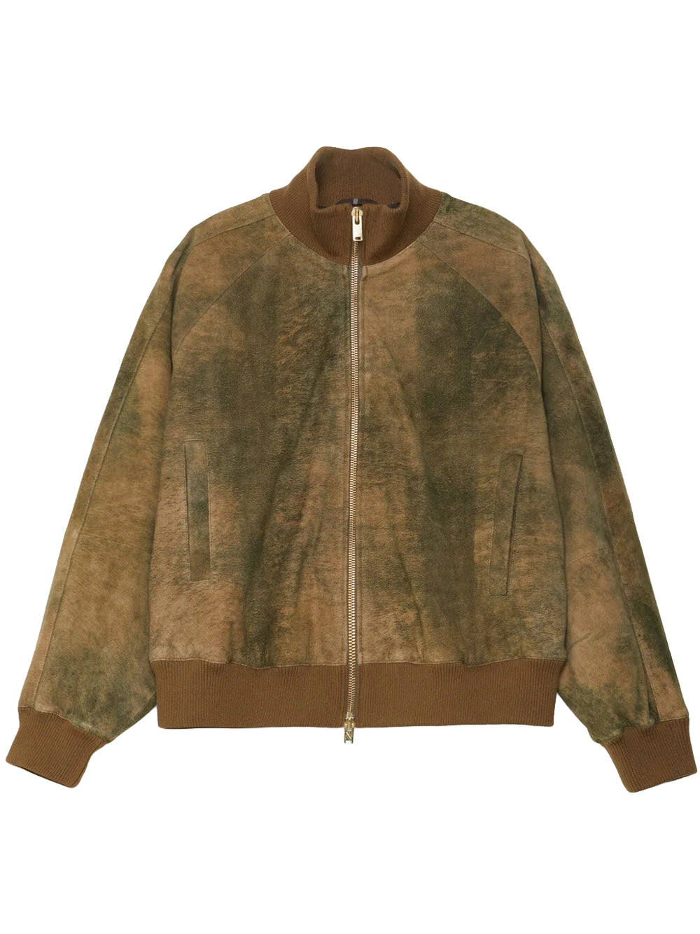 ANTIQUE SUEDE TRACK JACKET