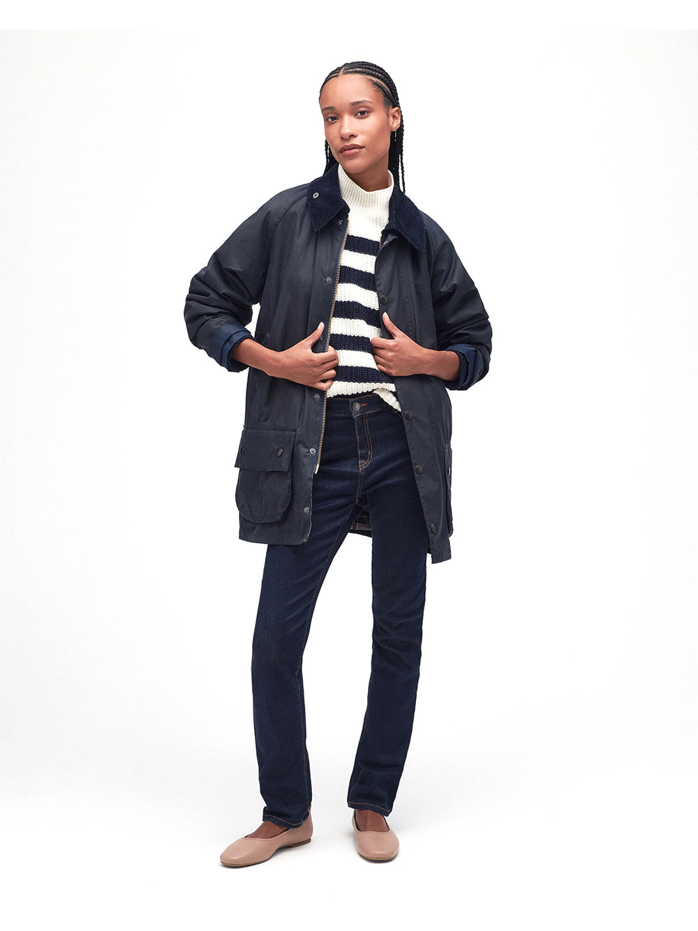 BARBOUR-BEAUFORT WAX JACKET-MWX0017 NY91 NAVY