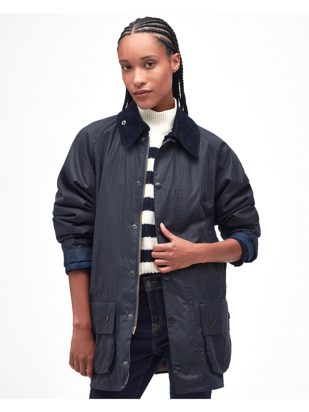 BARBOUR-BEAUFORT WAX JACKET-MWX0017 NY91 NAVY