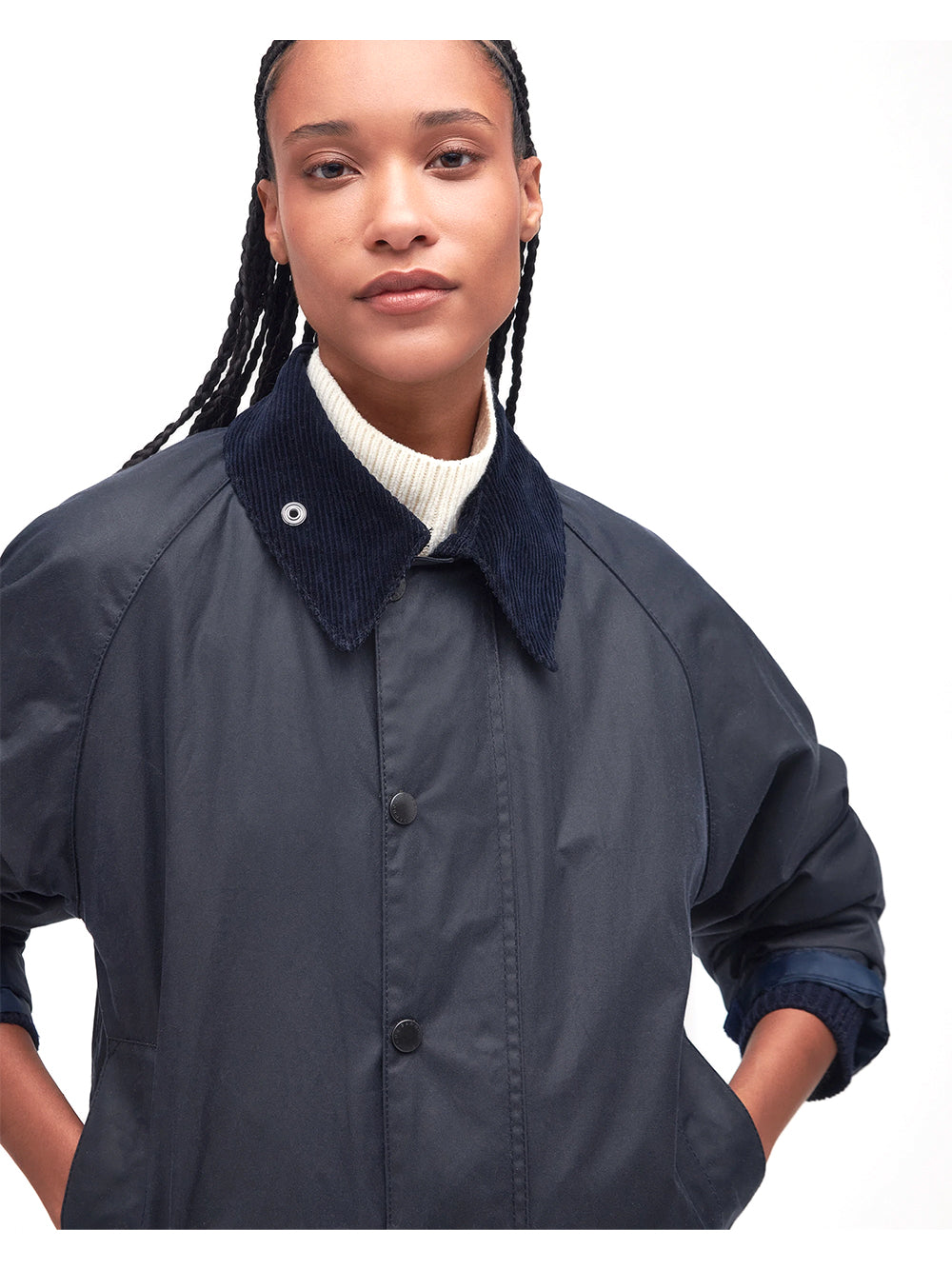 BARBOUR-BEAUFORT WAX JACKET-MWX0017 NY91 NAVY