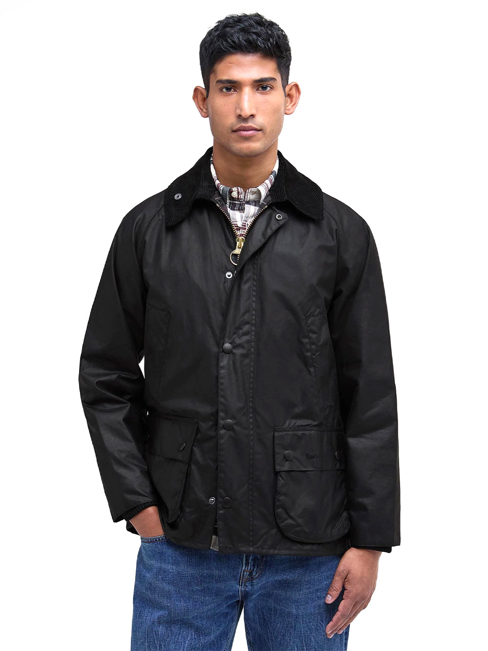 BARBOUR-BEDALE WAX JACKET-MWX0018 BK91 BLACK