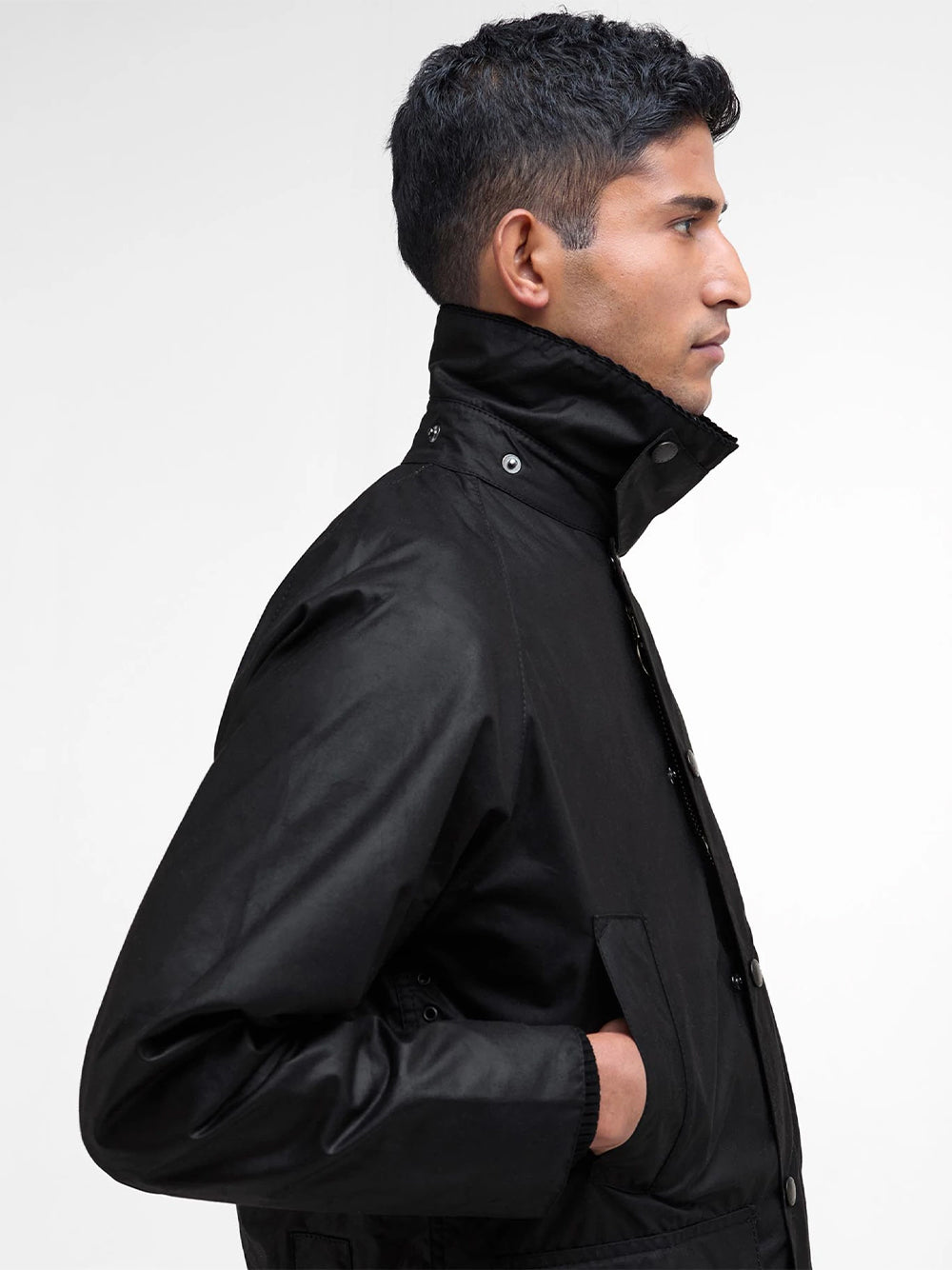 BARBOUR-BEDALE WAX JACKET-MWX0018 BK91 BLACK