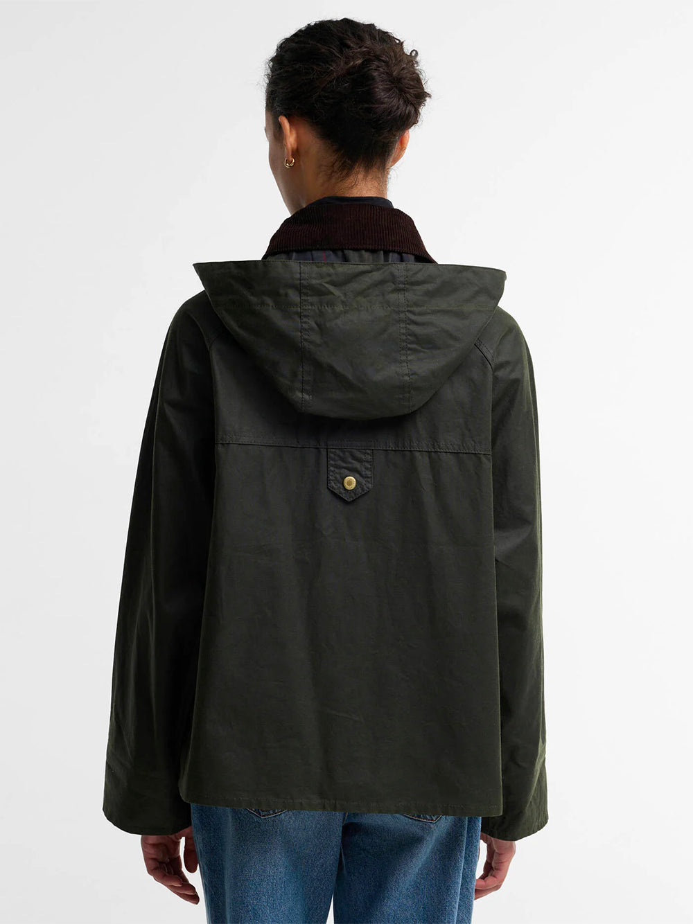 BARBOUR-CARVILLE WAX JACKET-LWX1578 OL52 FERN