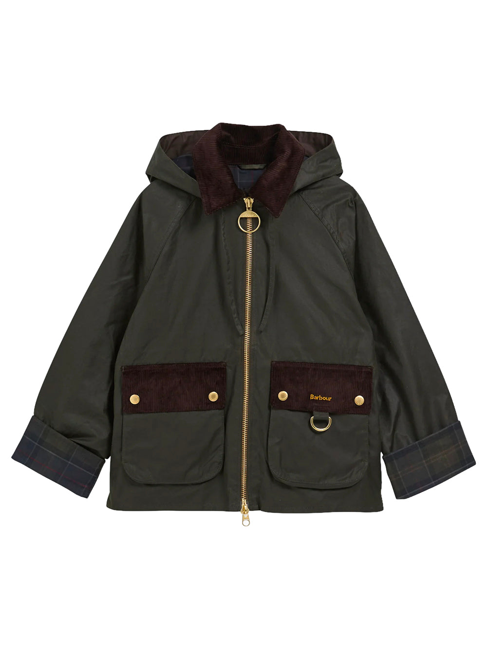 BARBOUR-CARVILLE WAX JACKET-LWX1578 OL52 FERN