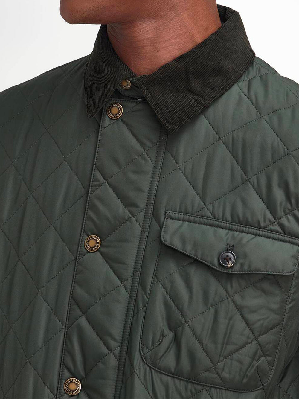 BARBOUR-HORNBY QUILTED JACKET-MQU1808 GN71 GREEN