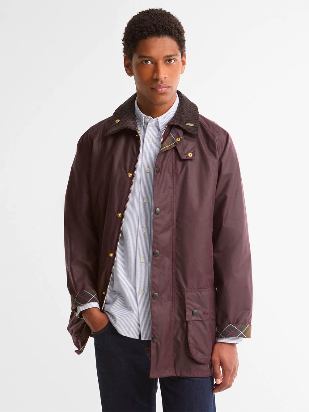 BARBOUR-ICONS BEAUFORT WAX JACKET-MWX2586 RE92 BORDEAUX