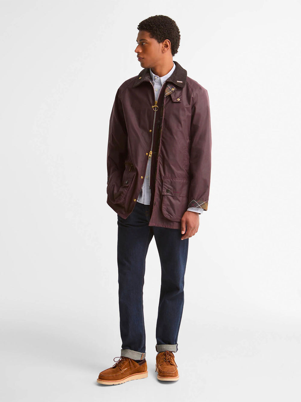 BARBOUR-ICONS BEAUFORT WAX JACKET-MWX2586 RE92 BORDEAUX