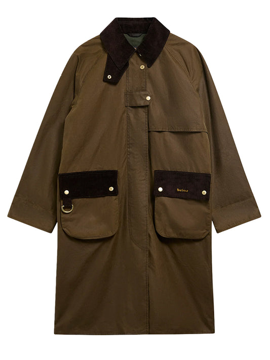 BARBOUR-KIRKLEES WAX JACKET-LWX1570 SN91 BEECH