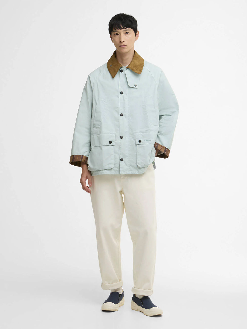 BARBOUR-OS BEDALE COTTON JACKET-MCA1102 BL11 ICE BLUE