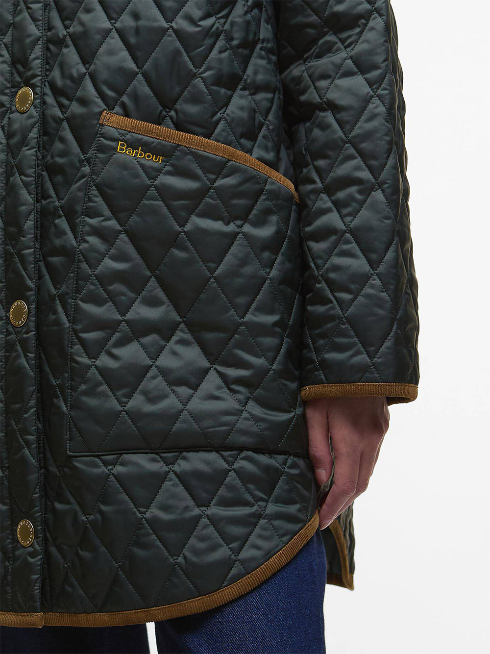 BARBOUR-OS LIDDESDALE QUILTED JACKET-LQU1853 OL71 OLIVE