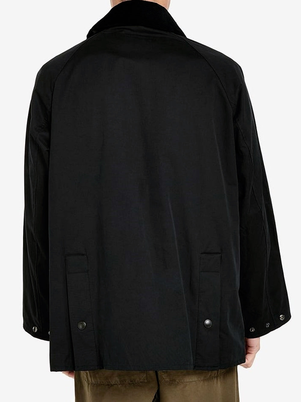BARBOUR-OS PEACHED BEDALE CASUAL-MCA0933 BK11 BLACK