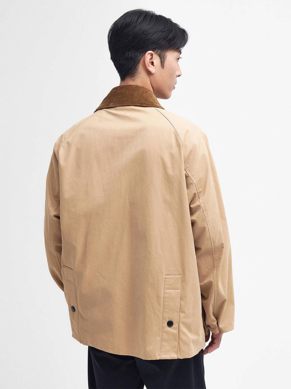BARBOUR-OS PEACHED BEDALE CASUAL-MCA0933 ST51 STONE