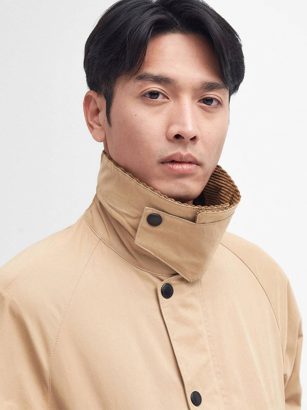 BARBOUR-OS PEACHED BEDALE CASUAL-MCA0933 ST51 STONE