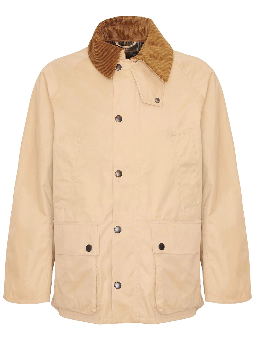 BARBOUR-OS PEACHED BEDALE CASUAL-MCA0933 ST51 STONE