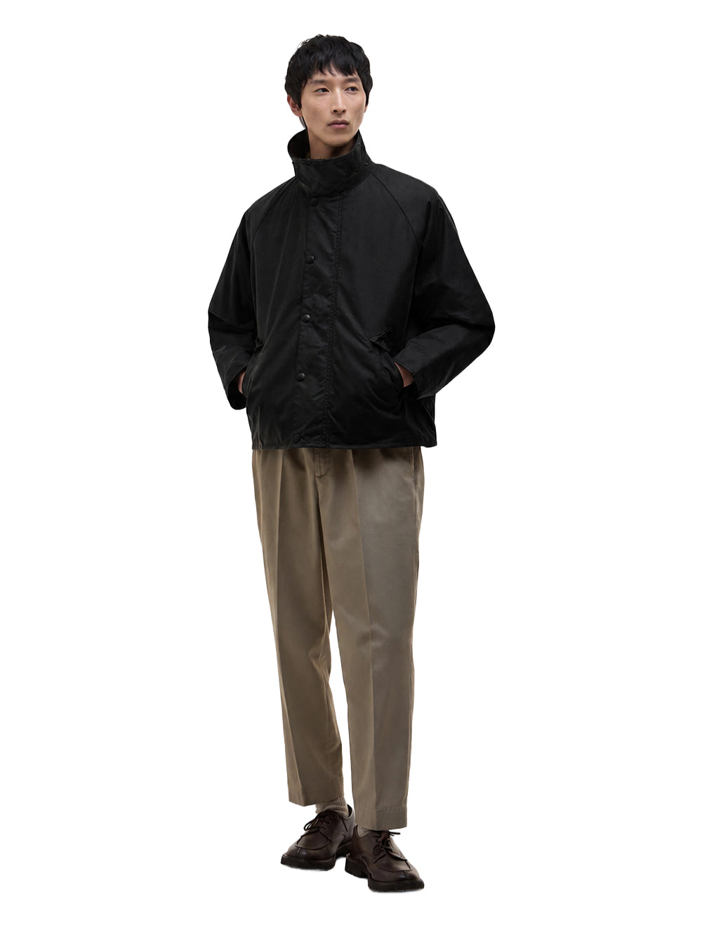 BARBOUR-OS TRANSPORT WAX-MWX1678 BK91 BLACK