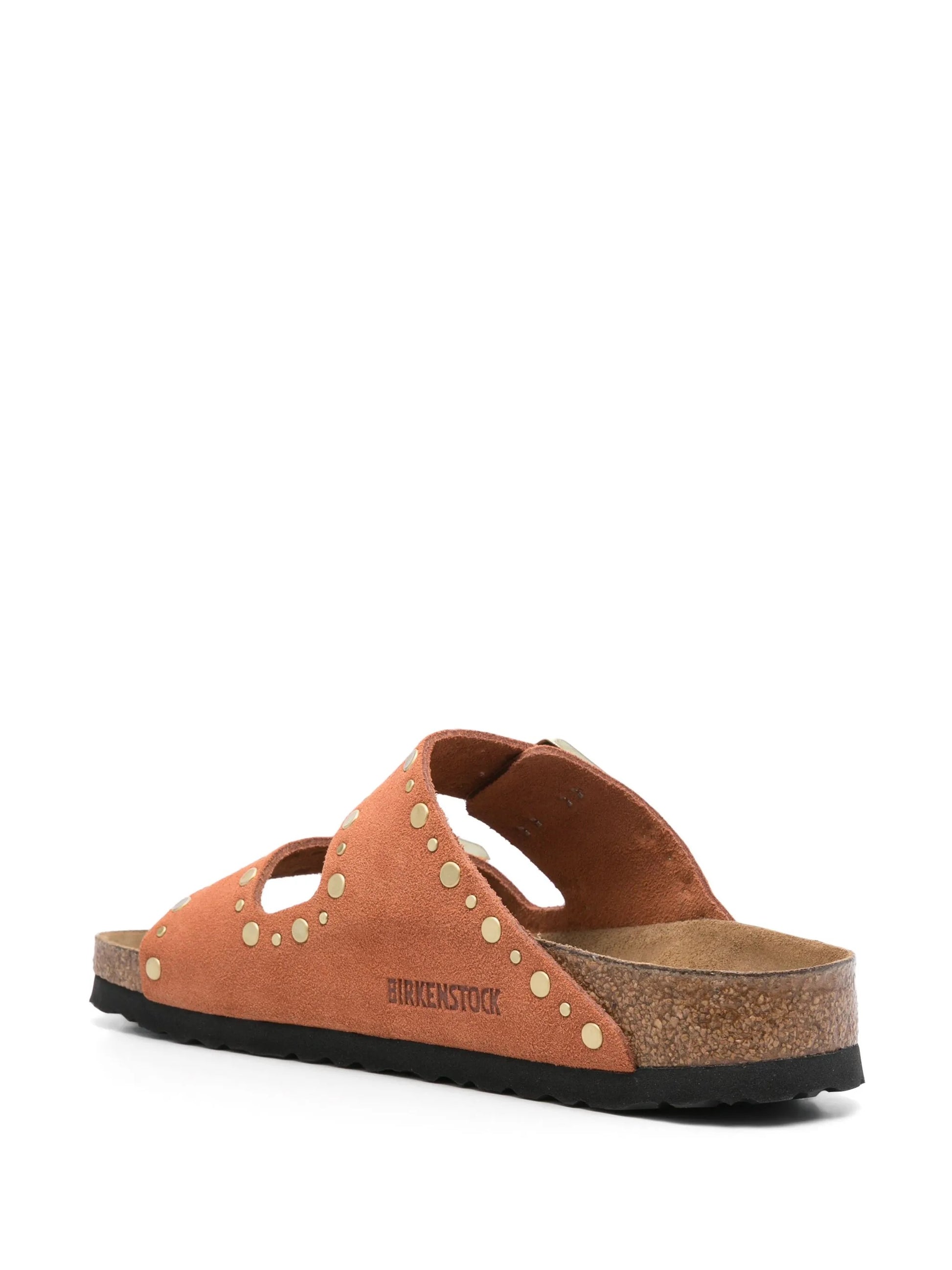 BIRKENSTOCK-ARIZONA RIVET SUEDE-1029513 DARK RUST