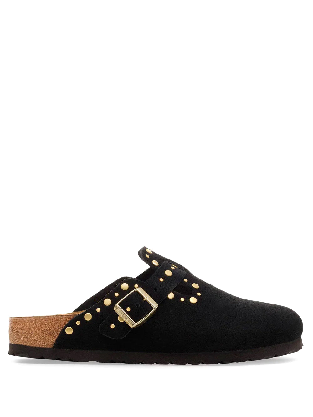 BIRKENSTOCK-BOSTON RIVET SUEDE-1030491 BLACK
