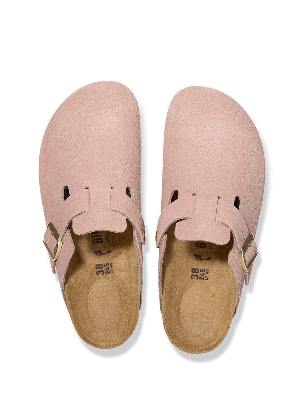 BIRKENSTOCK-BOSTON SUEDE-1026171 LIGHT ROSE