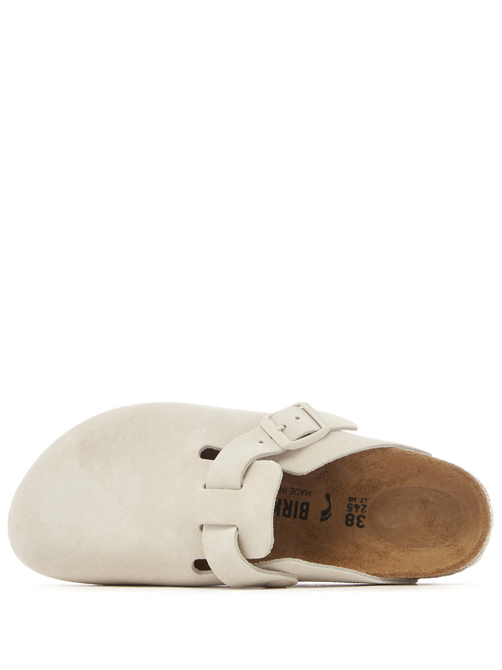 BIRKENSTOCK-BOSTON SUEDE LEATHER-1024740 ANTIQUE WHITE