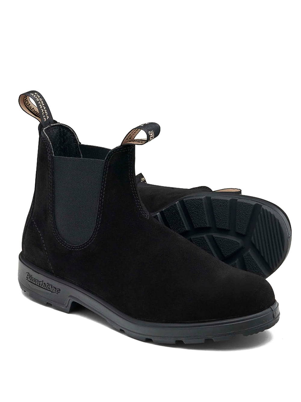 BLUNDSTONE-2405 ELASTIC SIDEDBOOT-2405 2405 BLACK SUEDE