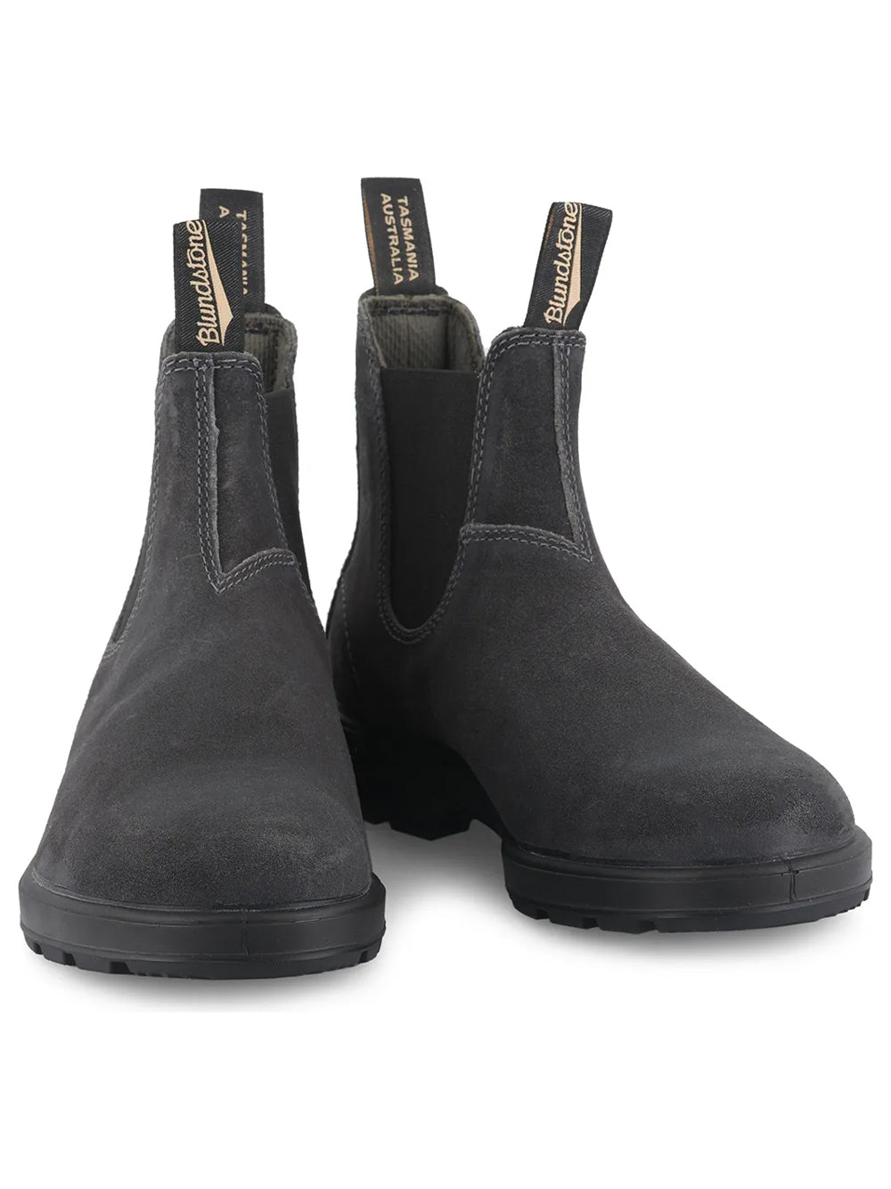 BLUNDSTONE-ELASTIC SIDED SUEDE BOOT-1910 1910 STEEL GREY