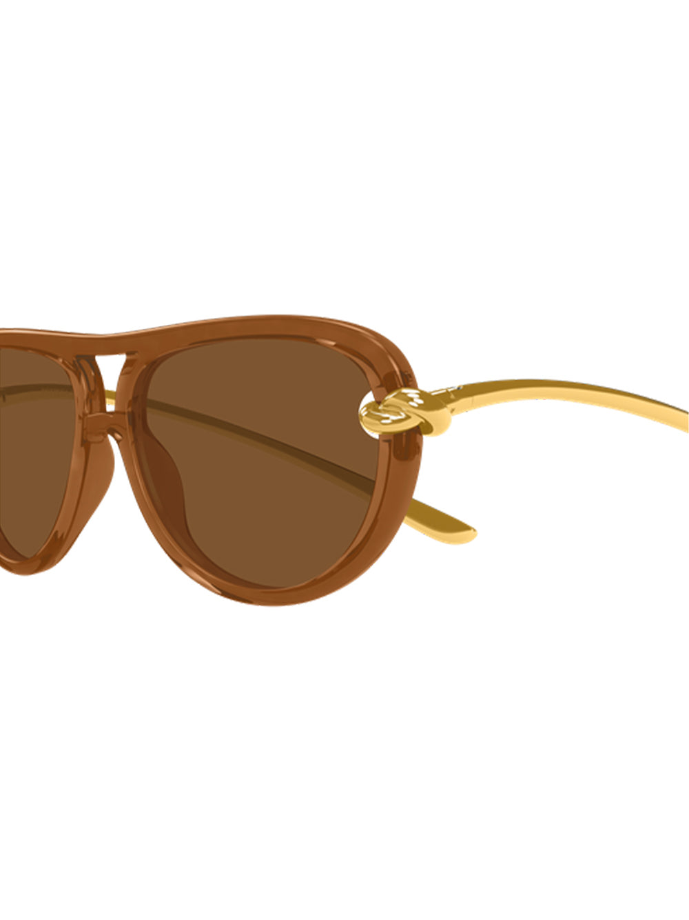BOTTEGA VENETA-BV1418S-BV1418S.004 004 BROWN