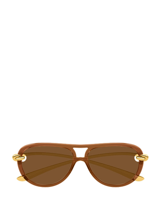 BOTTEGA VENETA-BV1418S-BV1418S.004 004 BROWN