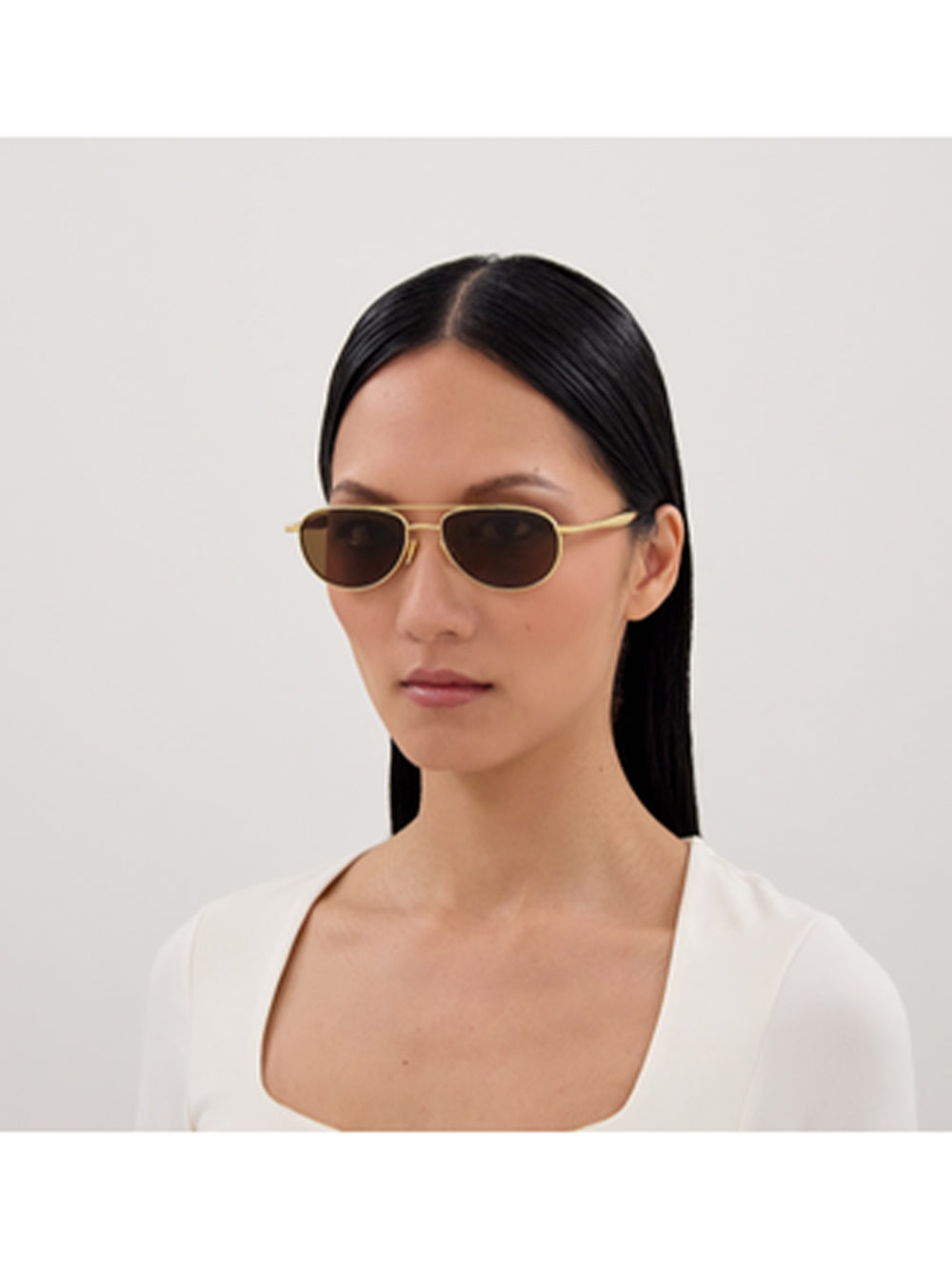 BOTTEGA VENETA-BV1419S-BV1419S.001 001 GOLD