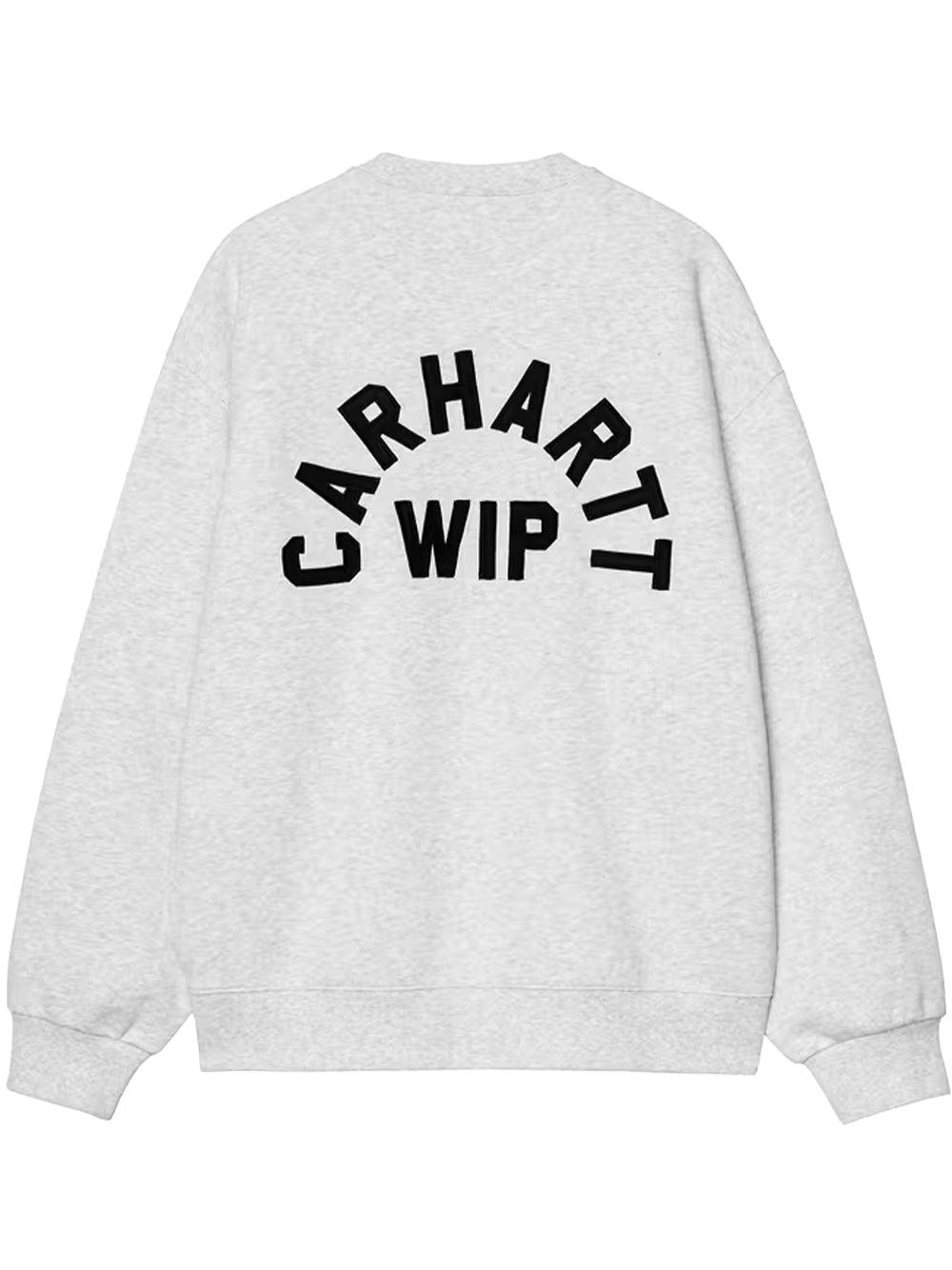 CARHARTT WIP-ARCH SCRIPT SWEAT-I037266 11T06 ASH HEATHER/DARK NAVY
