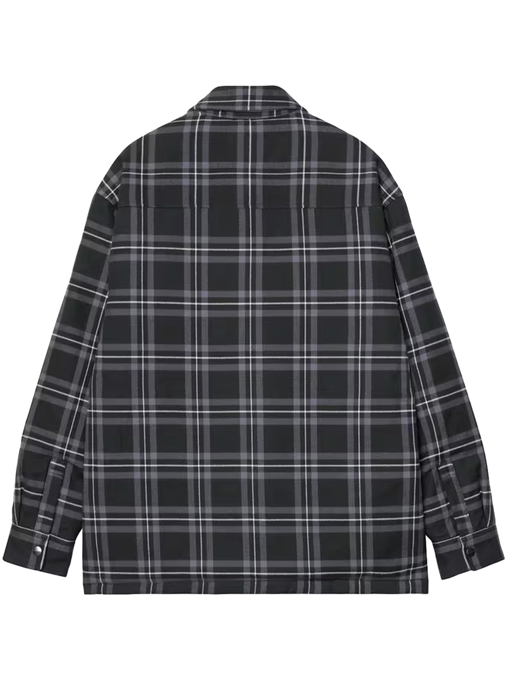 CARHARTT WIP-BAIRD SHIRT JACKET-I037142 3UAXX BAIRD CHECK, BLACK