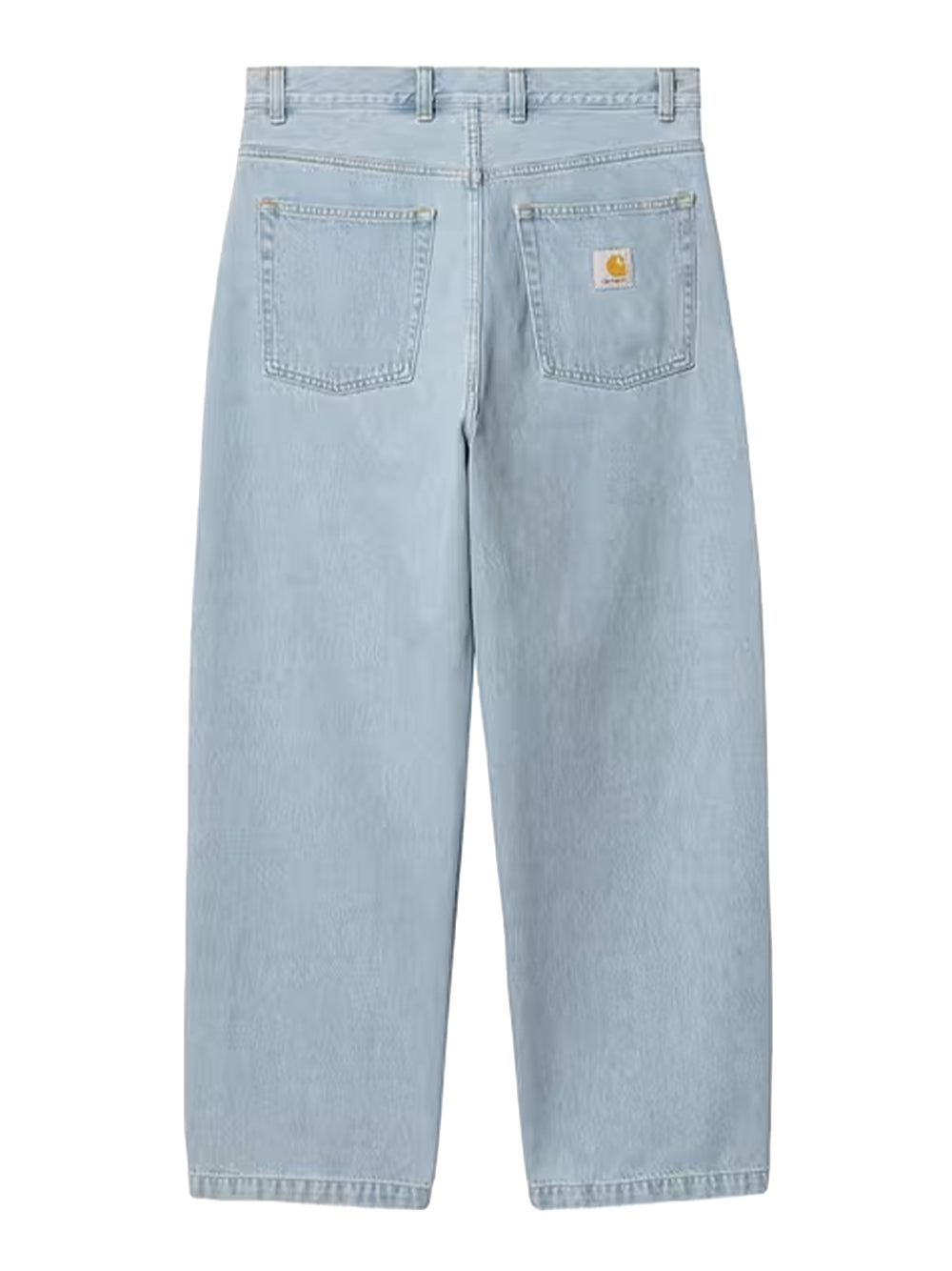 CARHARTT WIP-BRANDON PANT-I035893 01WU BLUE HEAVY WORN BLEACHED