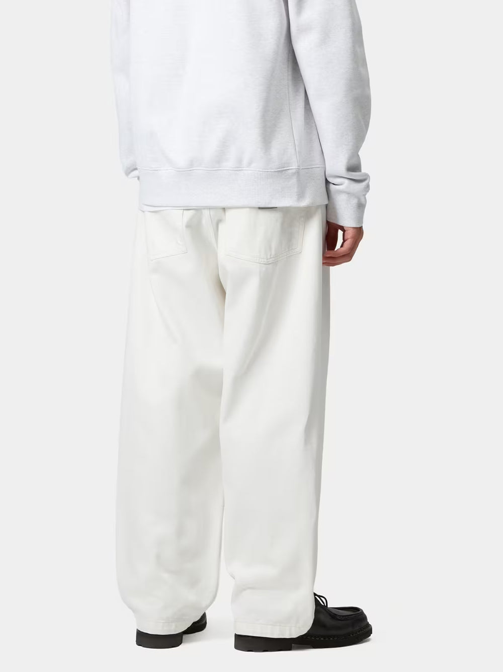 CARHARTT WIP-BRANDON PANT-I035893 0202 WHITE RINSED