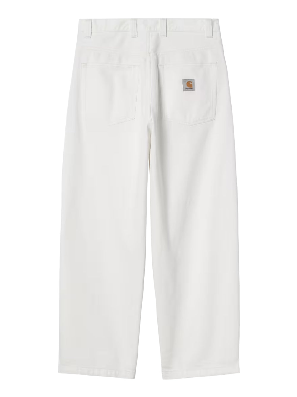 CARHARTT WIP-BRANDON PANT-I035893 0202 WHITE RINSED