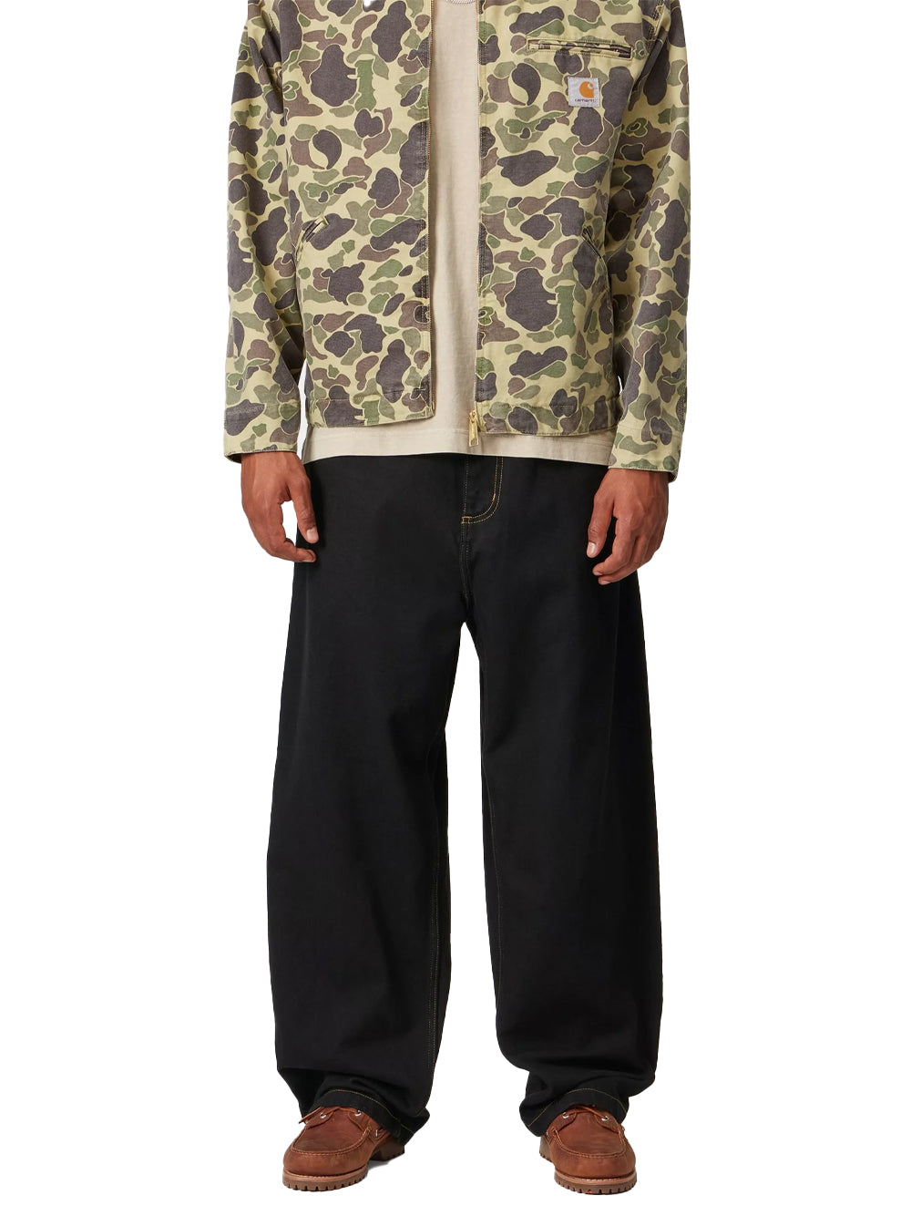CARHARTT WIP-BRANDON PANT-I035893 8902 BLACK RINSED