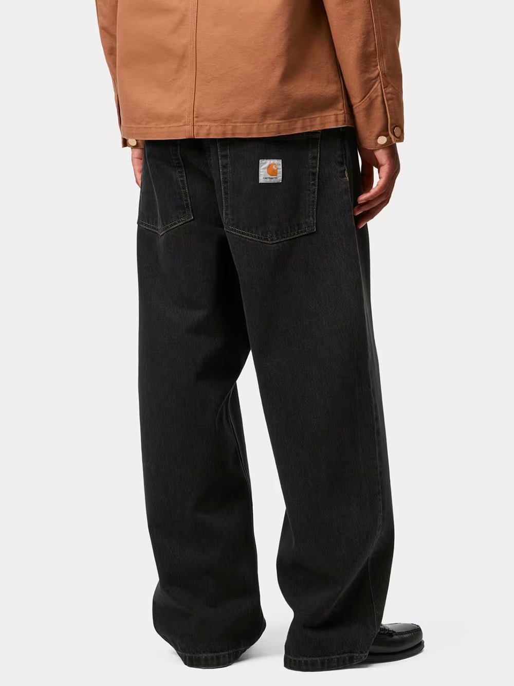 CARHARTT WIP-BRANDON PANT-I035893 8906 BLACK STONE WASHED