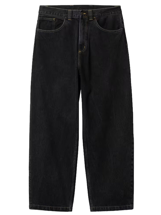 CARHARTT WIP-BRANDON PANT-I035893 8906 BLACK STONE WASHED