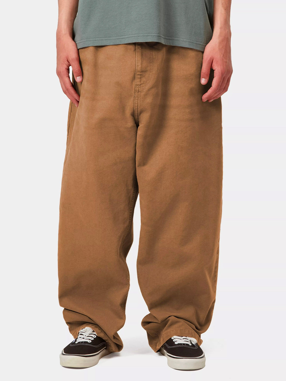 CARHARTT WIP-BRANDON PANT-I036311 HZB7 HAMILTON BROWN/GRIND WASH