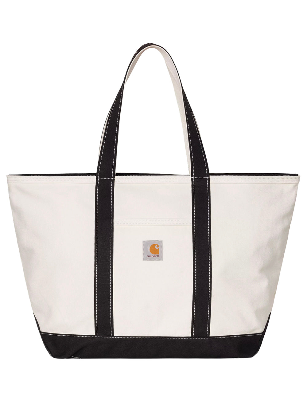 CARHARTT WIP-CANVAS BEACH TOTE-I036926 1K6XX NATURAL/BLACK