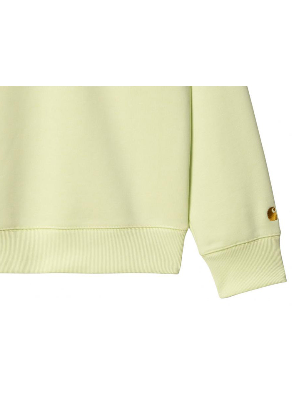 CARHARTT WIP-CHASE SWEATSHIRT-I033660 AIR GREEN/GOLD