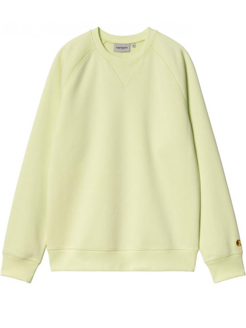 CARHARTT WIP-CHASE SWEATSHIRT-I033660 AIR GREEN/GOLD