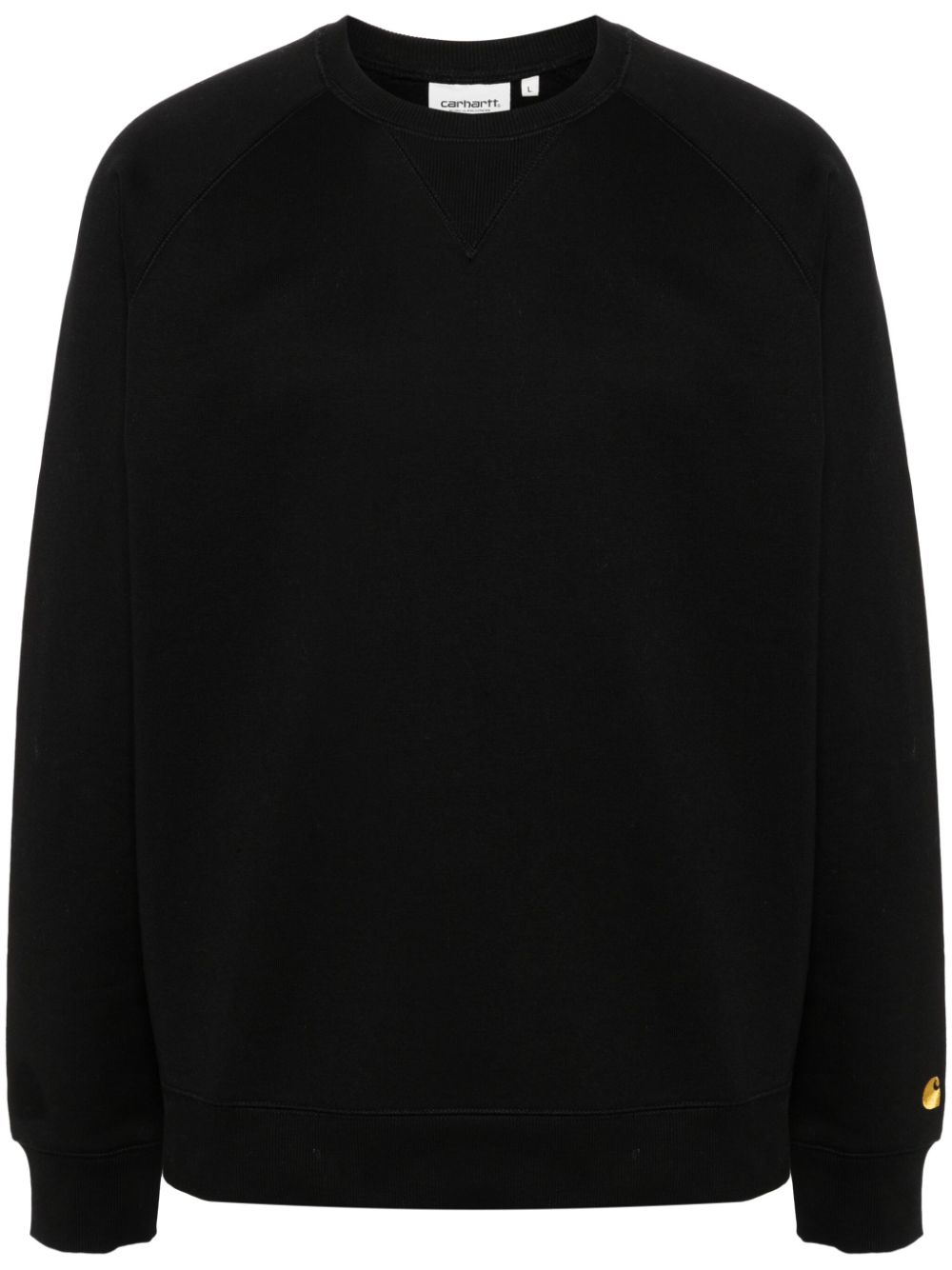 CARHARTT WIP-CHASE SWEATSHIRT-I033660 BLACK/GOLD